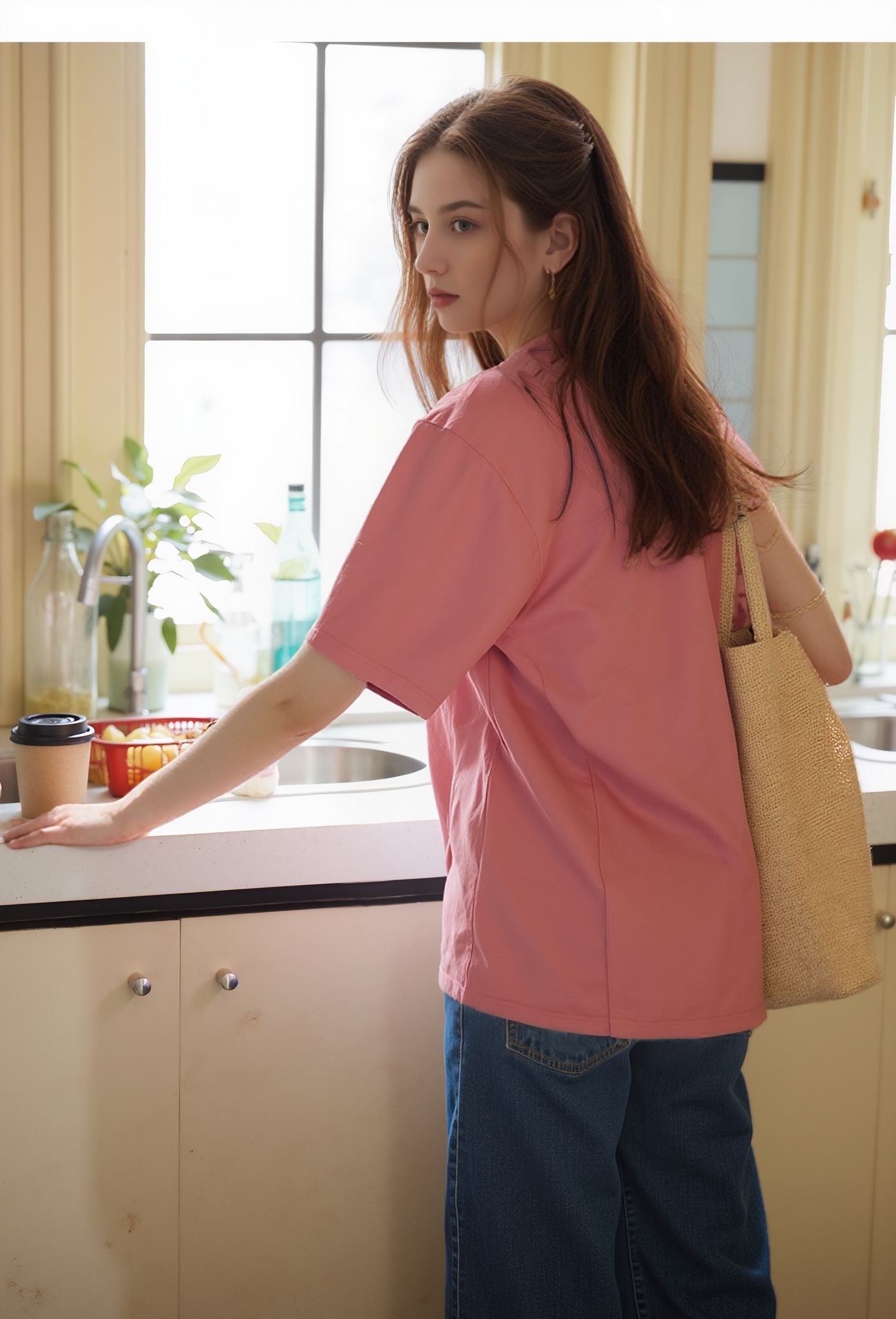 Emotional Baggage Oversized Tee – Clay Rose