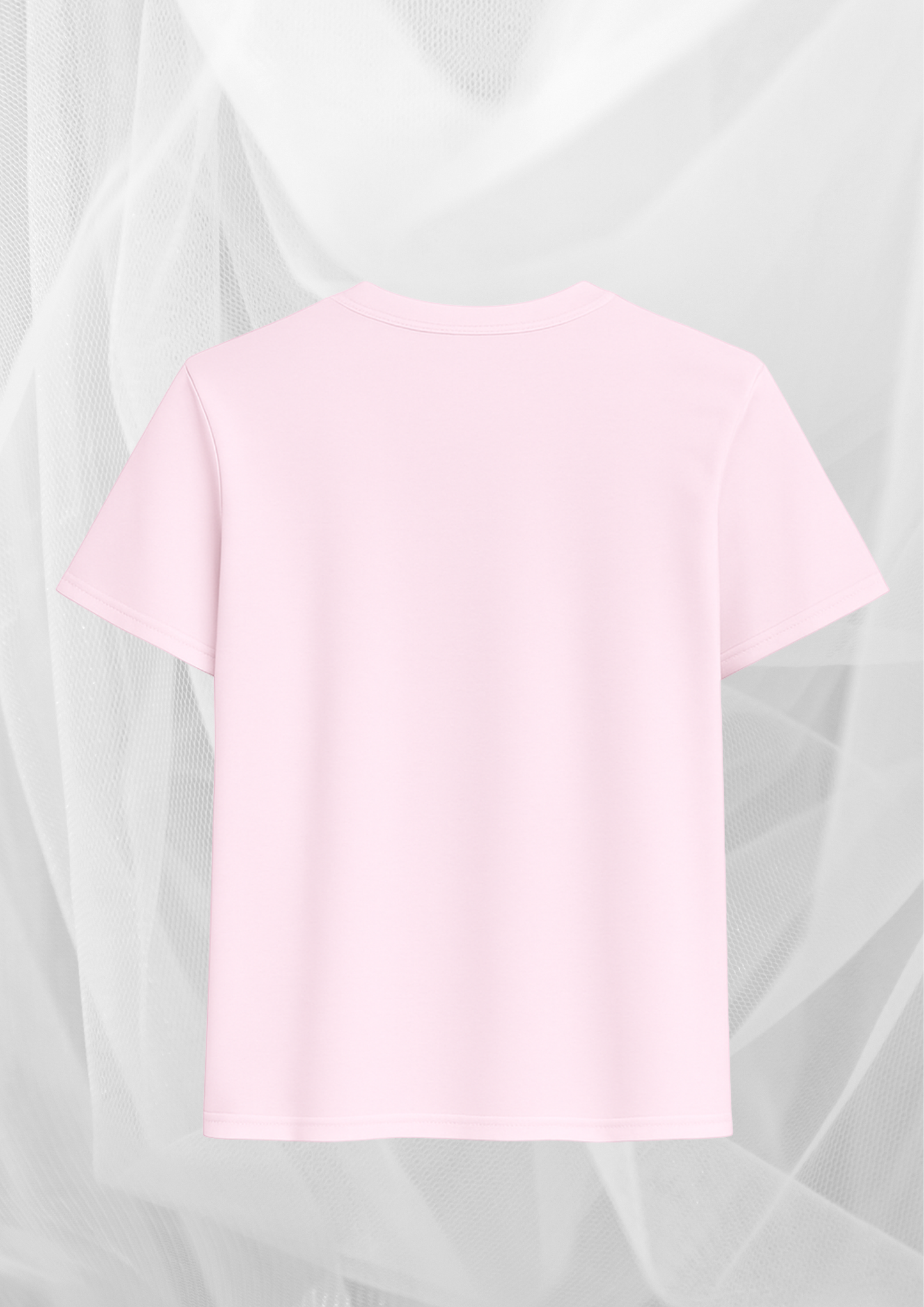 Cute Panda Graphic Tee for Women – Soft Blush Casual T-Shirt